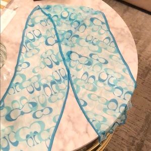 Coach silk scarf new w/ tag